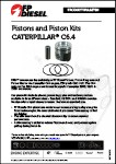 Pistons and Piston Rings - Caterpillar C6.4 Pistons and Piston Rings - Caterpillar C6.4