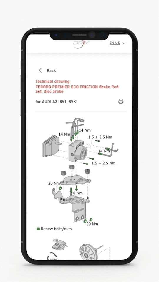 Ferodo technical drawings video tutorial Videotutorial de Ferodo en el que se explica cómo acceder gratuitamente a los dibujos técnicos de las piezas de frenado, incluidas las pastillas, los discos y las pinzas de freno.