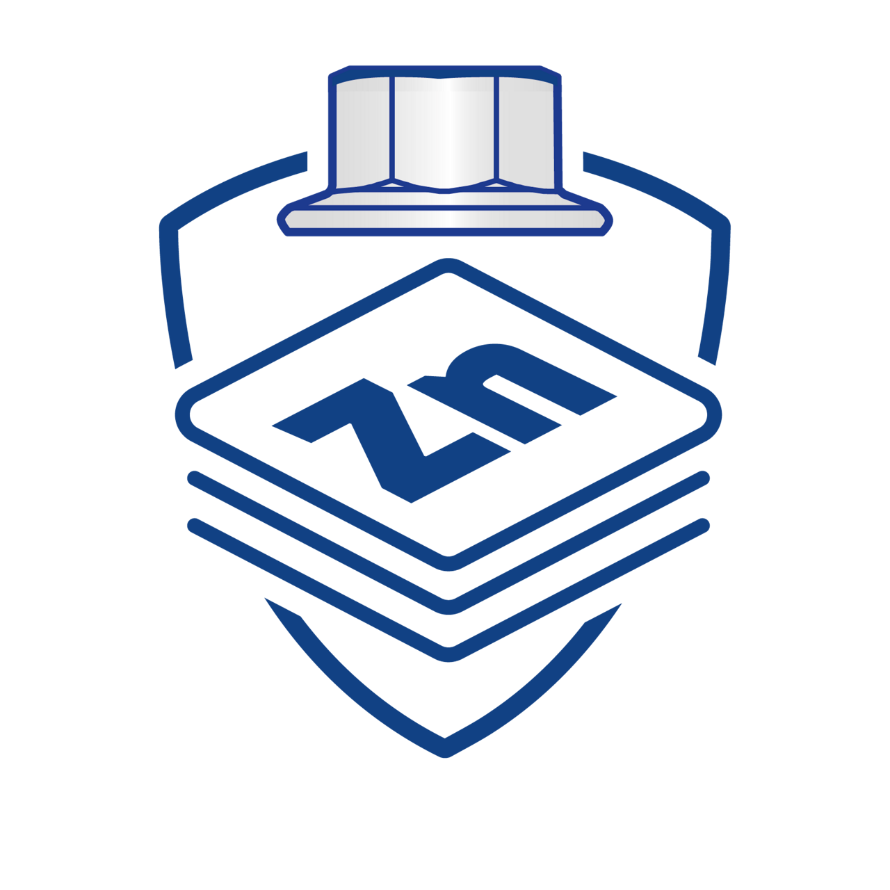 MOOG Flanged and zinc flake coated nuts MOOG Flanged and zinc flake coated nuts