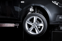 MOOG - Tighten Bushing Bolt on Vehicle Sub-Frame - Lifted Car