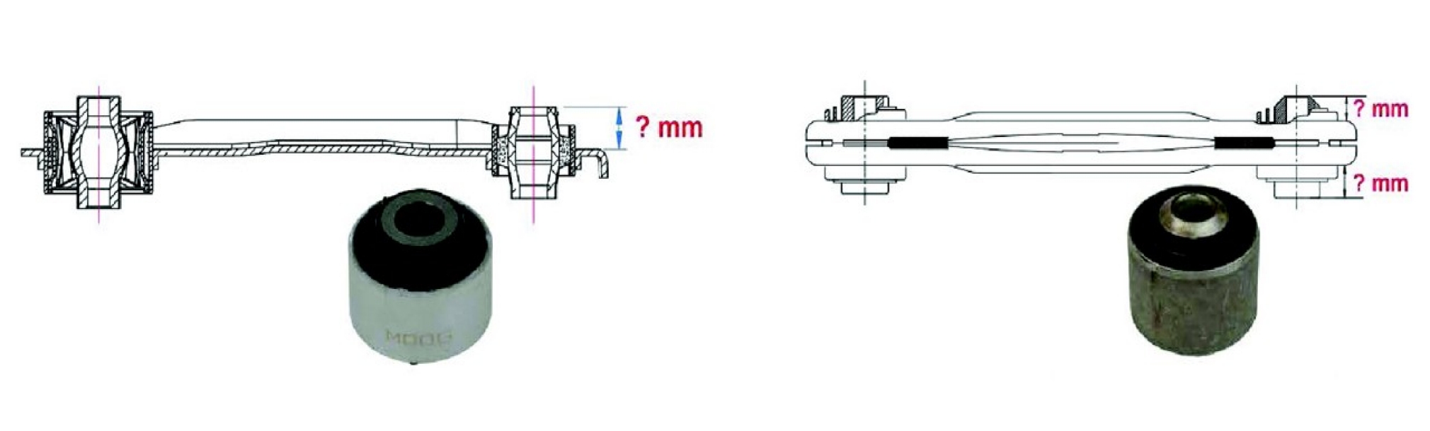 MOOG - Hydrobushing - Rubber Frequency