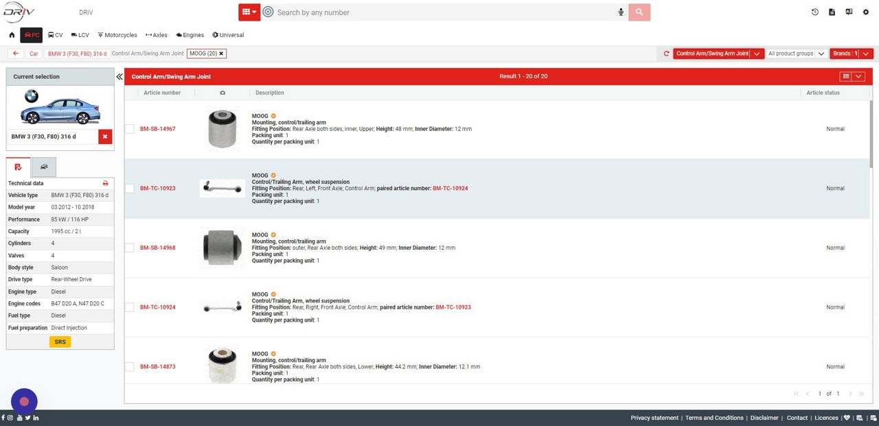 MOOG - 3D Schematics - Select part