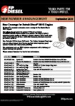 New Coverage for Detroit Diesel DD15 Engine