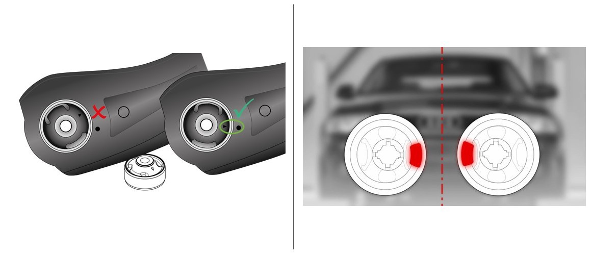 Asymmetric bushing come installare correttamente la boccola asimmetrica