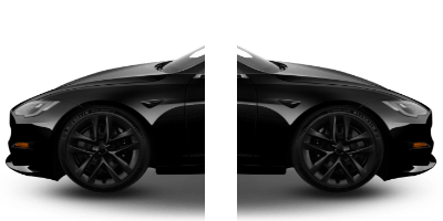 Tesla Model S - Front left and right Tesla Model S - Front left and right