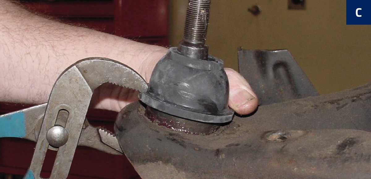 installing-press-fit-ball-joint-dust-boot-with-channel-lock-pliers installing-press-fit-ball-joint-dust-boot-with-channel-lock-pliers