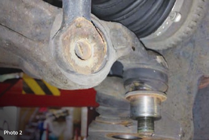 rusted-ball-joint Outer Tie Rod deflection