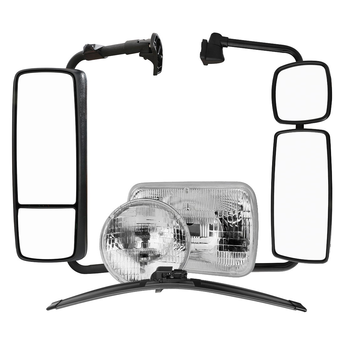 Wagner HD mirrors, lighting, and wipers