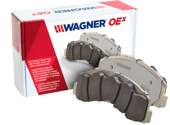 Wagner OEX brake pad with box