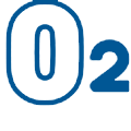 oxygen-sensor-icon-blue Oxygen icon.