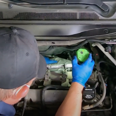 step-14-technician-reinstalling-heat-shield-oxygen-sensor step-14-technician-reinstalling-heat-shield-oxygen-sensor